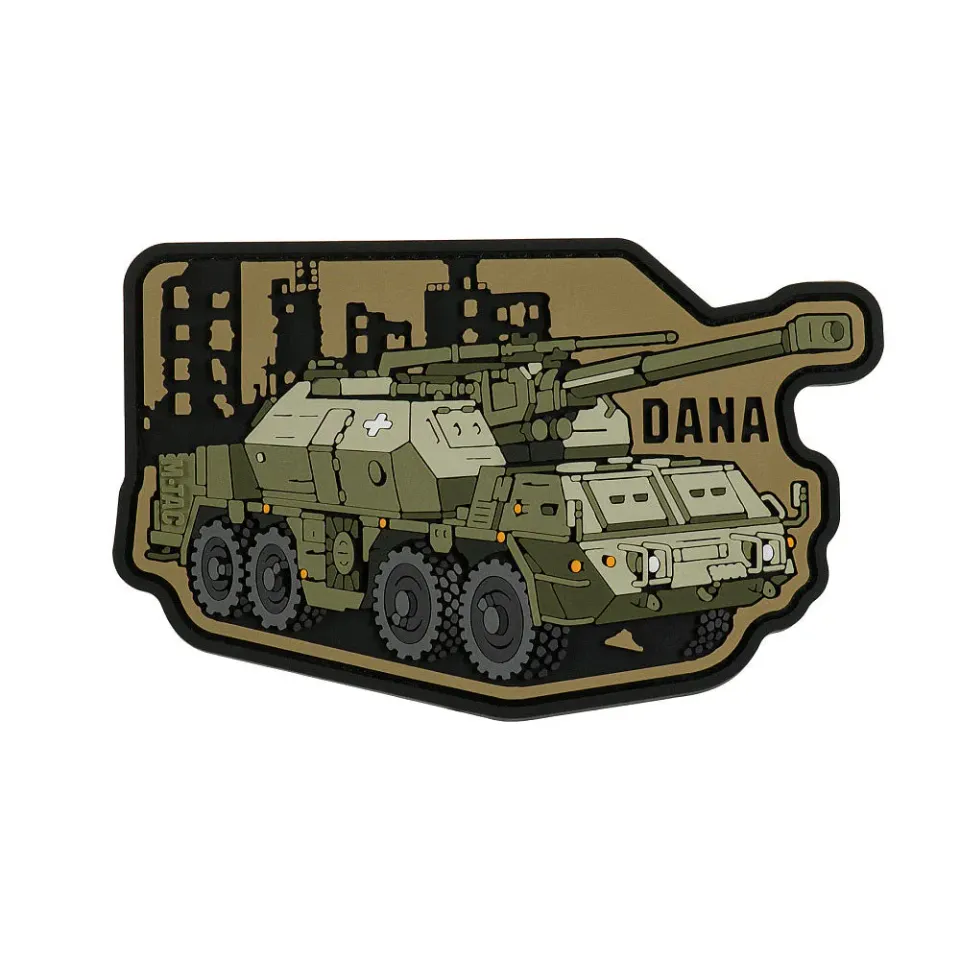 M-Tac Dana patch PVC 3D velcro 9,9x6,1 cm artilerie