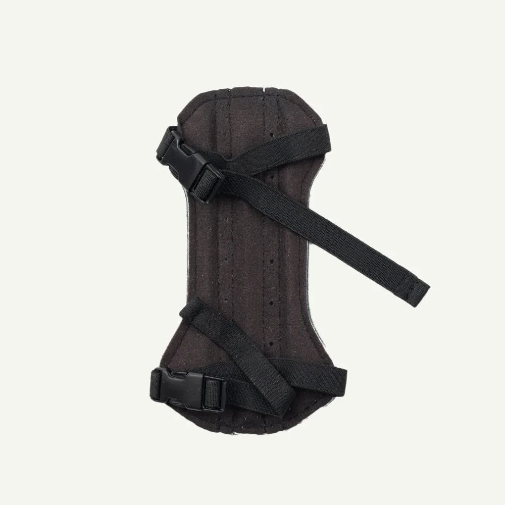 Bearpaw Rock Armguard Fashion apărătoare braț piele gri 18 cm