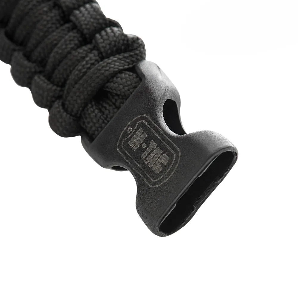 M-Tac Paracord brățară neagră supraviețuire