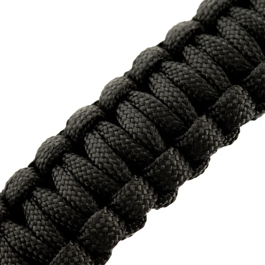 M-Tac Brățară Paracord Supraviețuire Neagră Busolă