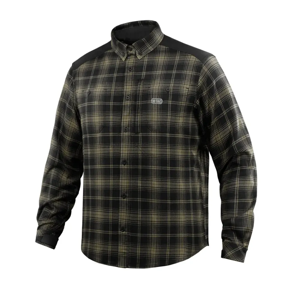 M-Tac Redneck camasa tactica negru-maro in carouri