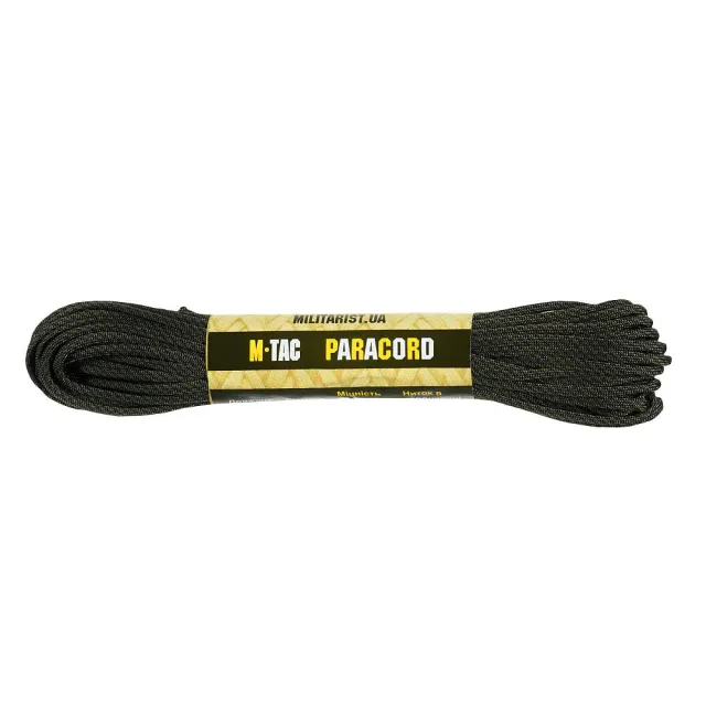 M-Tac 550 Type III paracord 15 m negru verde