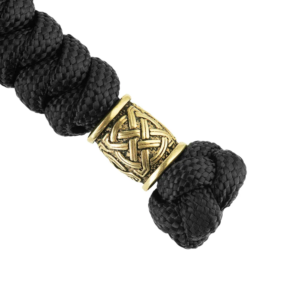 Snur lanyard M-Tac Viper Braid negru paracord cutite