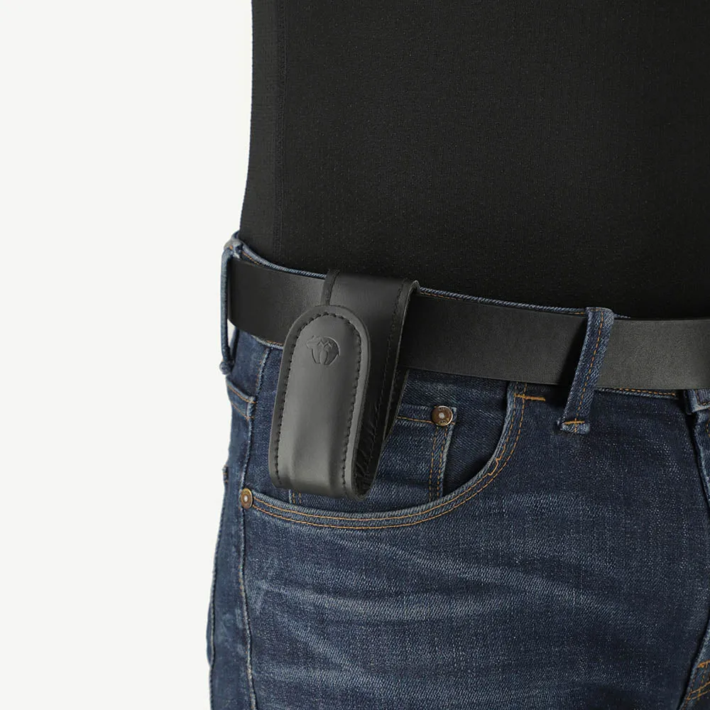 Bearpaw Belt Bowhook cârlig arc piele negru