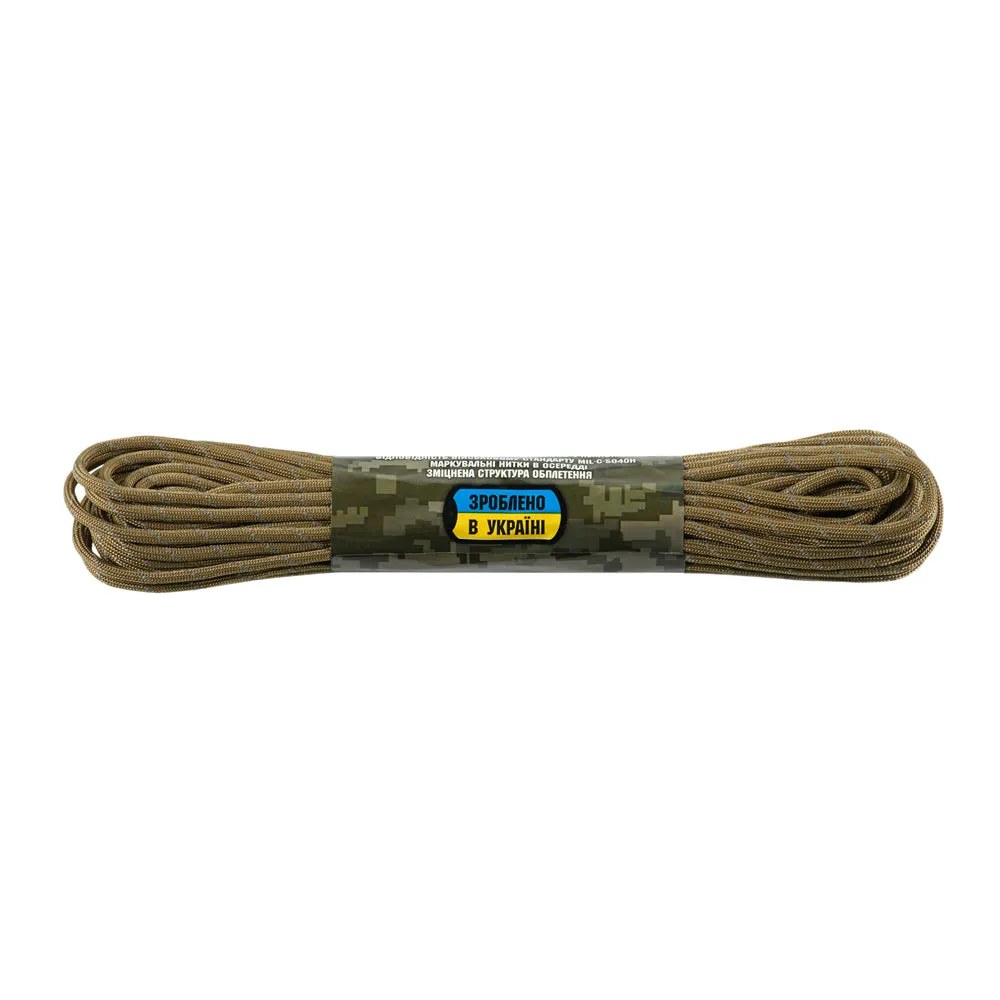 M-Tac 550 Coyote Reflectorizant paracord 15m rezistent