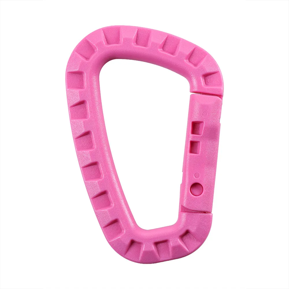 M-Tac carabiniera plastic roz vibrant pentru rucsac si chei