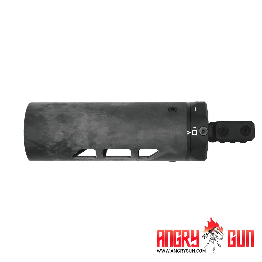 ANGRYGUN M-RAC Type B scut amortizor negru carbon 6.5 inch
