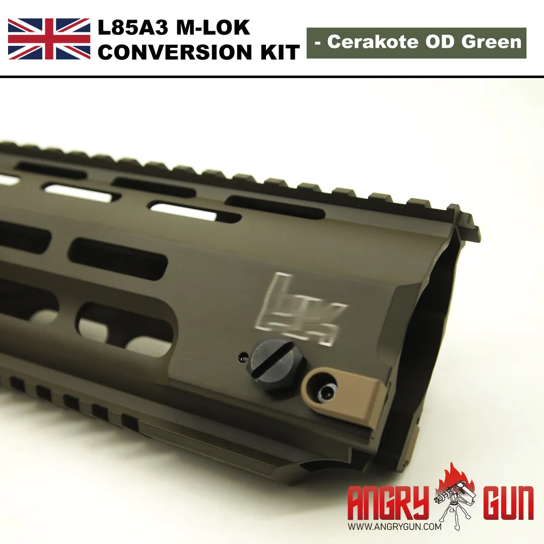 Angry Gun L85A3 kit conversie M-LOK verde OD