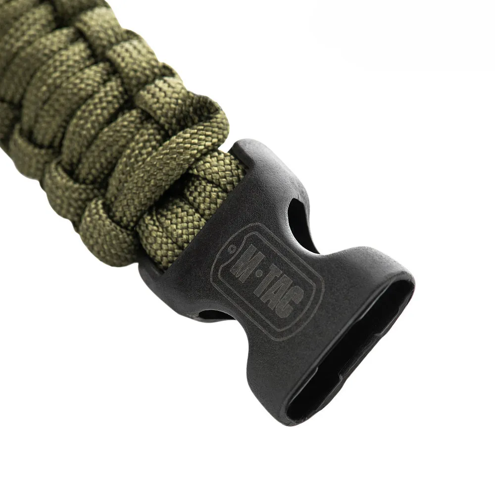 M-Tac brățară paracord olive tactică