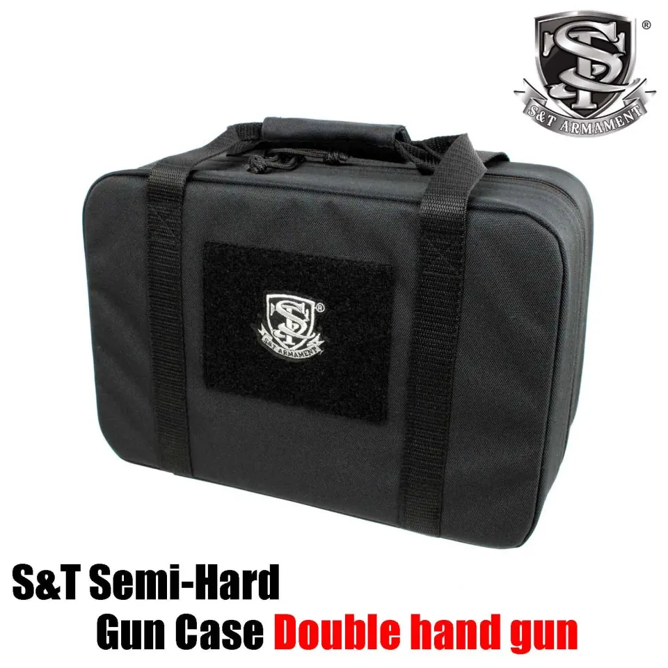 S&T Double Pistol husa semirigida neagra 305mm