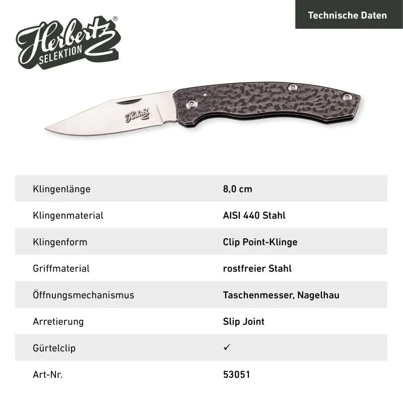 Herbertz Selektion Taschenmesser briceag camo otel 440A