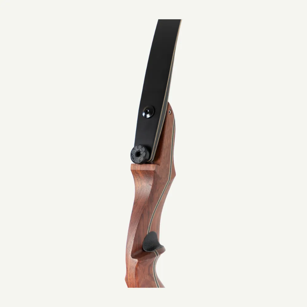 Bearpaw Mohawk ILF arc recurve 58 inch RH 25 lbs bubinga