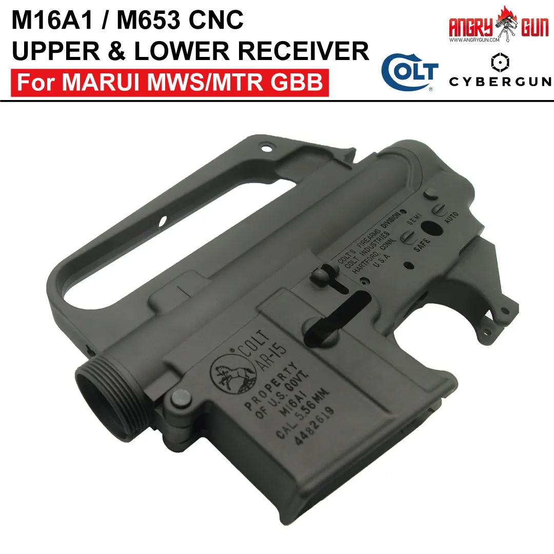 AngryGun Colt M16A1 M653 receiver CNC gri