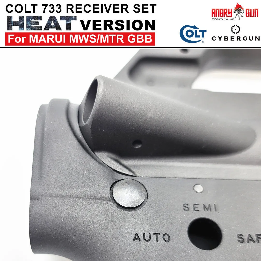 Angry Gun Colt 733 receiver CNC Heat Marui MWS
