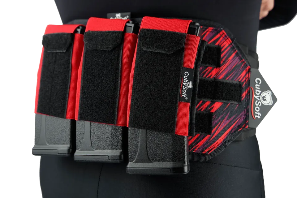 CubySoft Thunder husa magazie M4 AR x3 MOLLE neagra