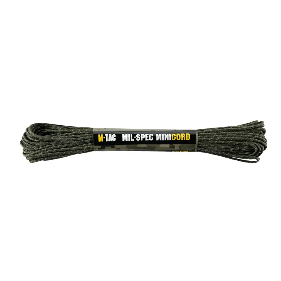 M-Tac Minicord paracord reflectiv ranger green 15 m