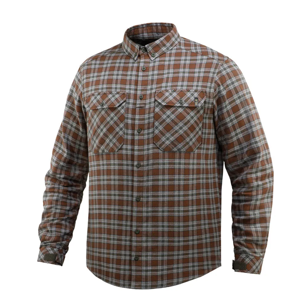 M-Tac Lumberjack cămașă maro/gri bumbac