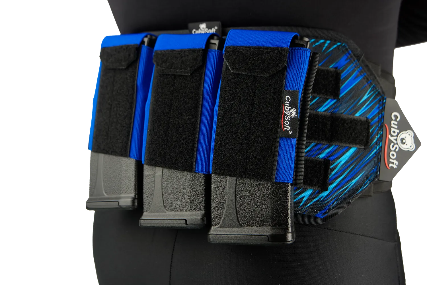CubySoft Thunder husa magazie M4 AR x3 MOLLE neagra