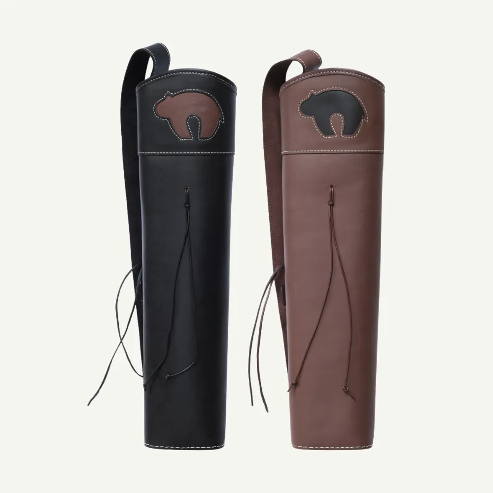 Bearpaw Penthalon Long tolba spate piele neagra