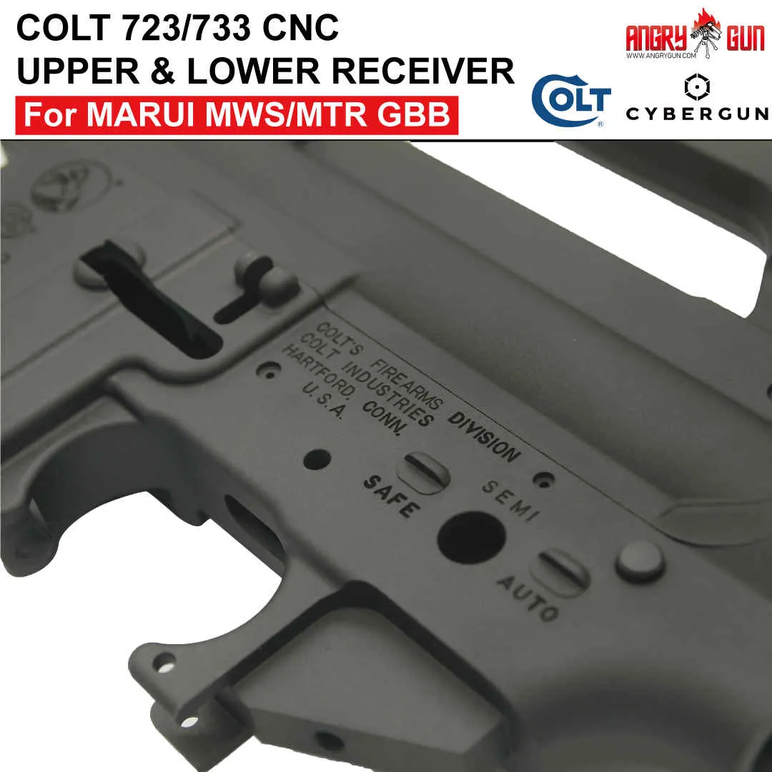 Angry Gun Colt 723/733 M16 A2 receiver set replica gri Colt