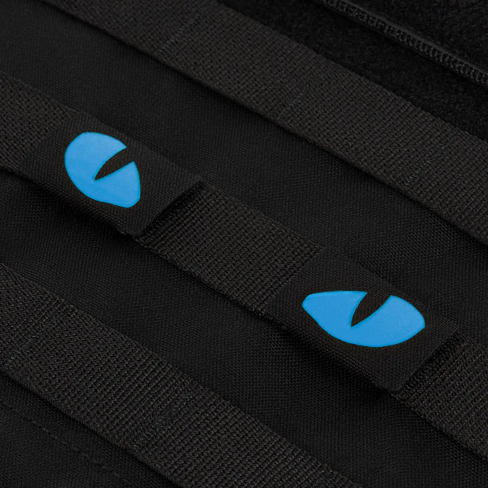 M-Tac Ochi de Tigru patch luminescent negru-albastru MOLLE