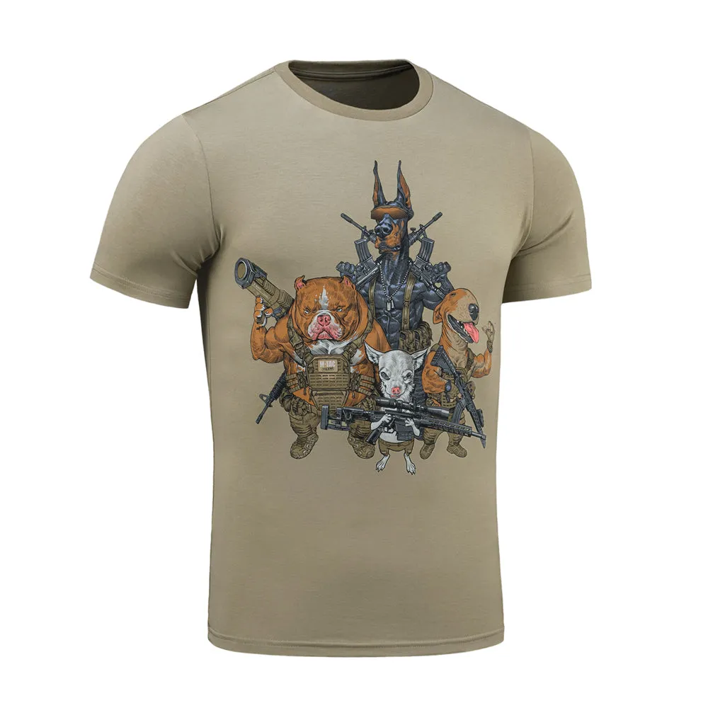 M-Tac Rex Team tricou Tan L bumbac elastic