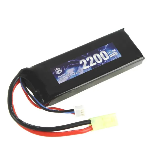 S&T LiPo acumulator airsoft 7.4V 2200mAh mini