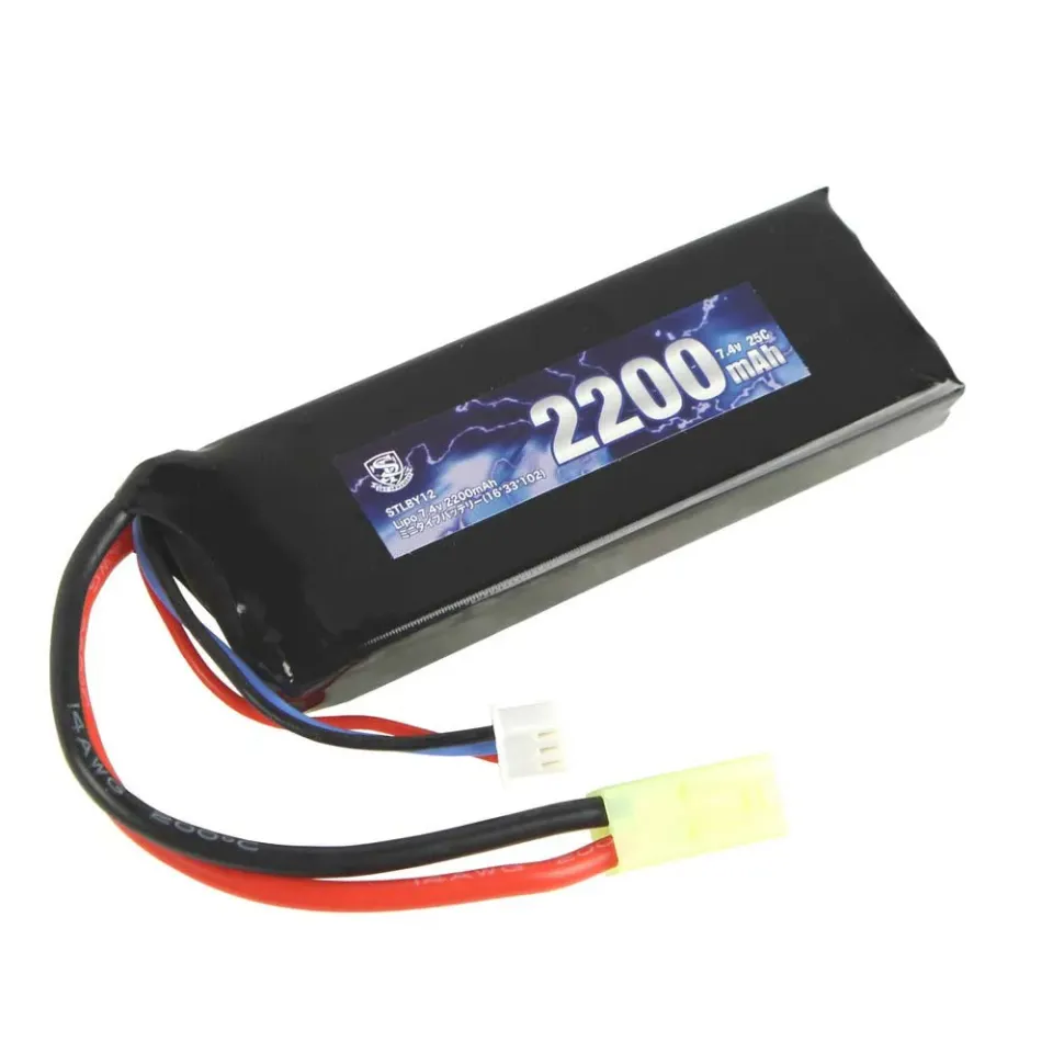 S&T LiPo acumulator airsoft 7.4V 2200mAh mini
