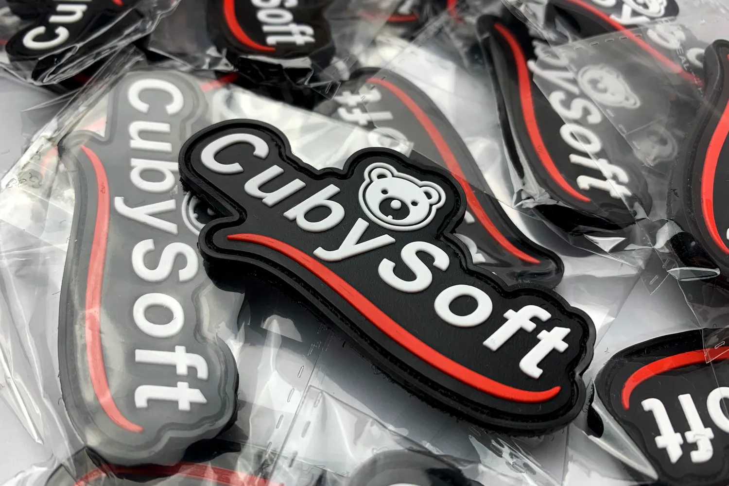 CubySoft Original patch PVC velcro 8 cm