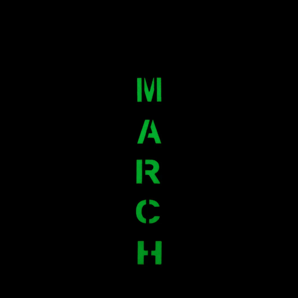 M-Tac MARCH patch identificare fosforescent cordura
