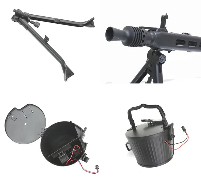 S&T MG42 replica mitraliera AEG metal + lemn real