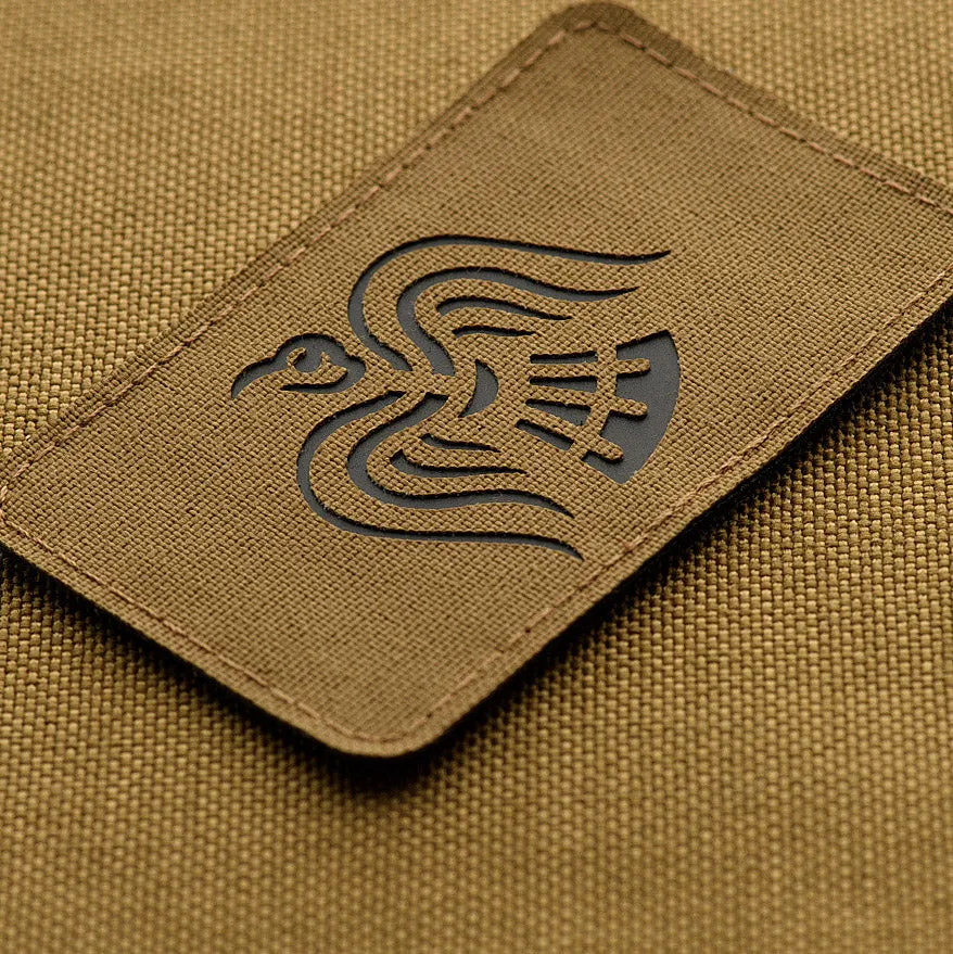 Patch M-Tac Raven Flag laser cut coyote/black velcro