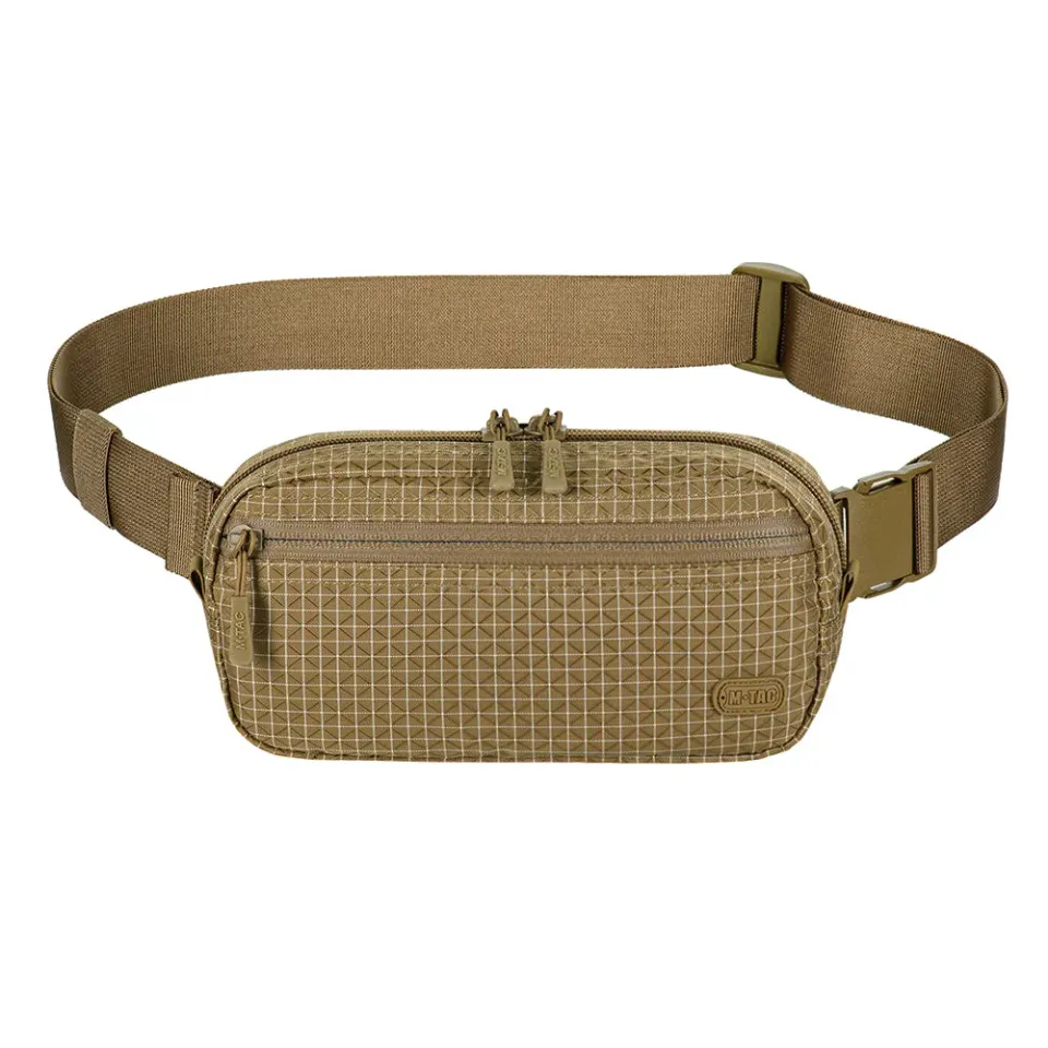 M-Tac Fanny Bag borseta Coyote 22x11 cm 3 buzunare