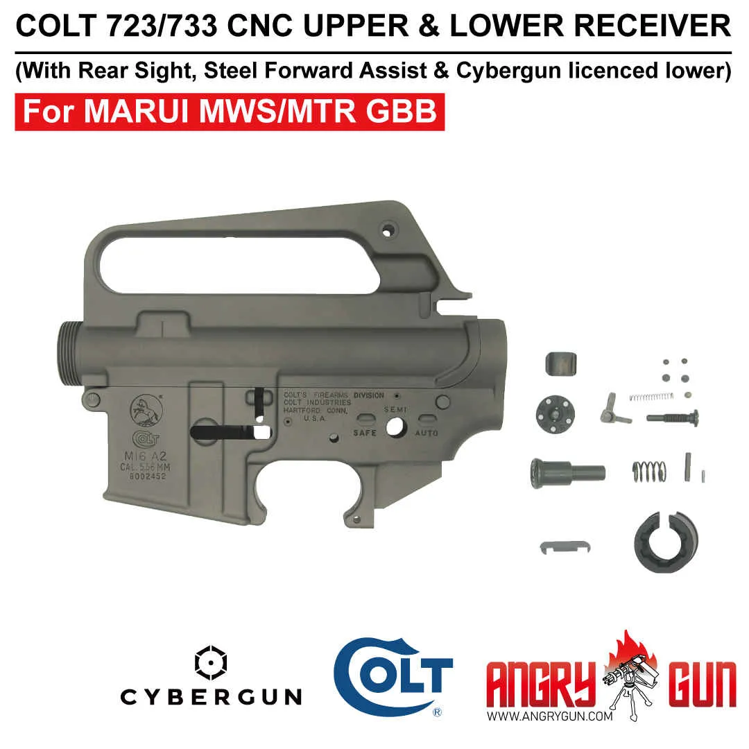 Angry Gun Colt 723/733 M16 A2 receiver set replica gri Colt