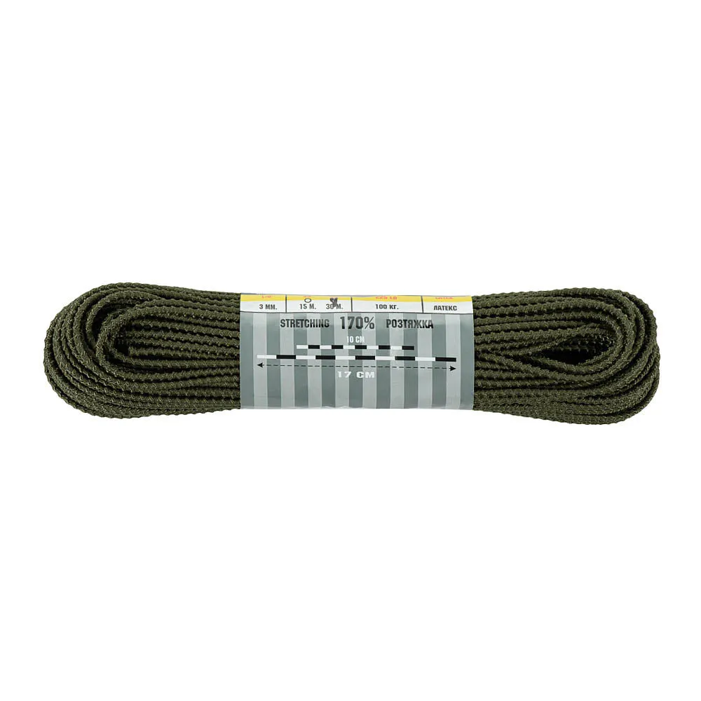 M-Tac Dragon Skin shock cord paracord 3mm 30m OD Green