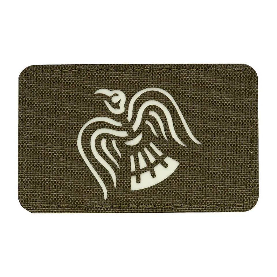 M-Tac Raven Flag Laser Cut patch Ranger Green GID fosforescent