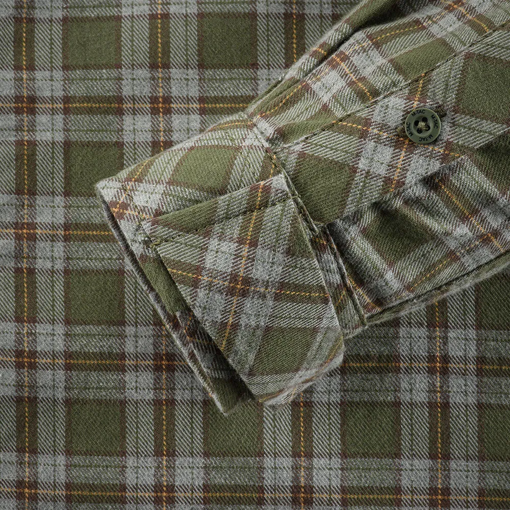 M-Tac Lumberjack camasa bumbac olive/gri oversize