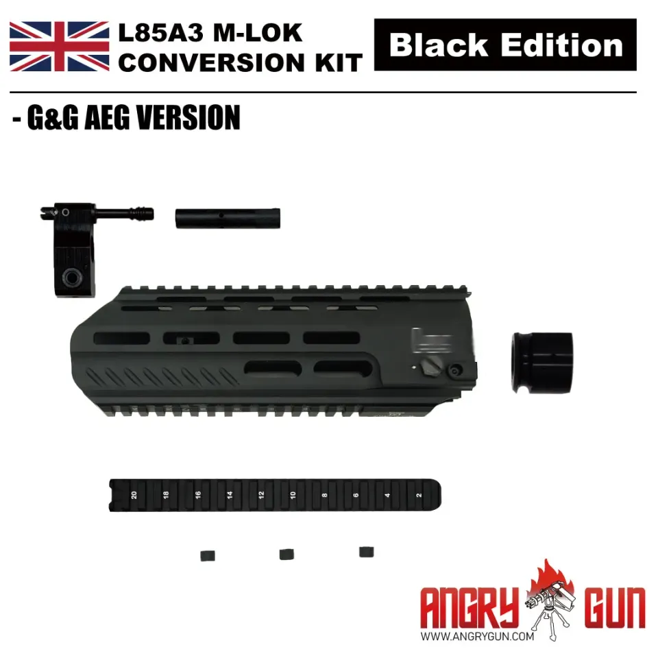 ANGRYGUN L85A3 M-LOK kit conversie airsoft negru otel