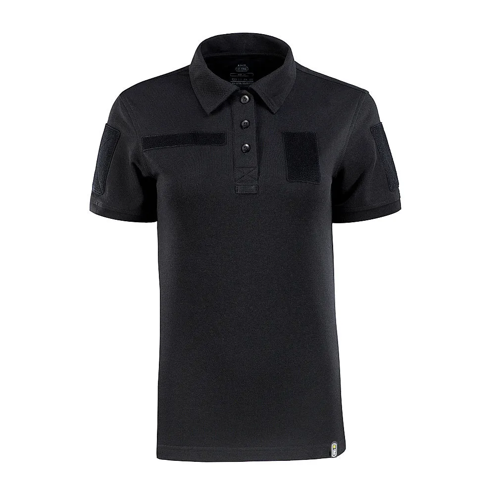 M-Tac 65/35 Lady tricou polo dama negru tactic
