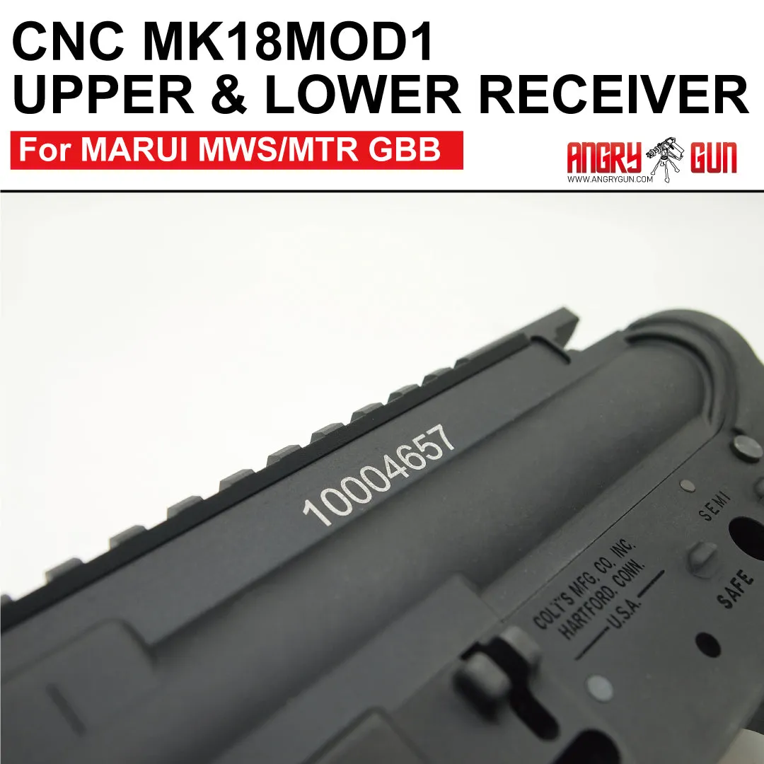 AngryGun MK18MOD1 receiver TM MWS/MTR upper lower CNC