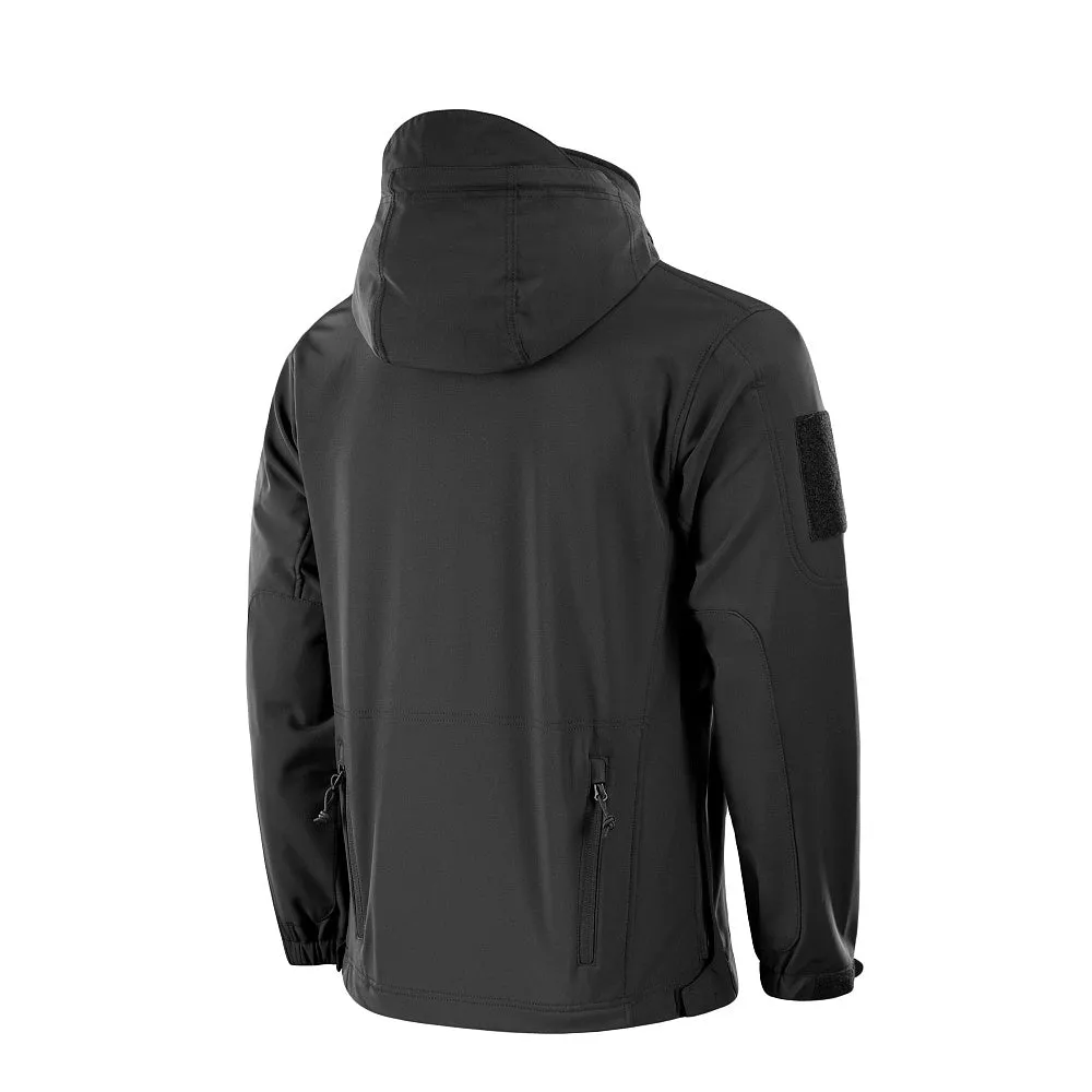M-Tac Police geaca softshell neagra acces arma