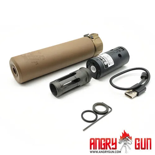 ANGRYGUN Socom416 tracer airsoft FDE 160mm