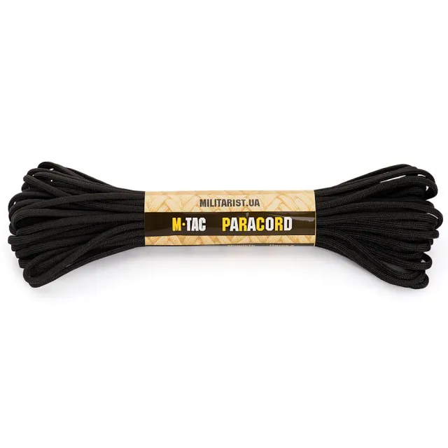 M-Tac 550 Type III paracord negru 15 m 240 kg