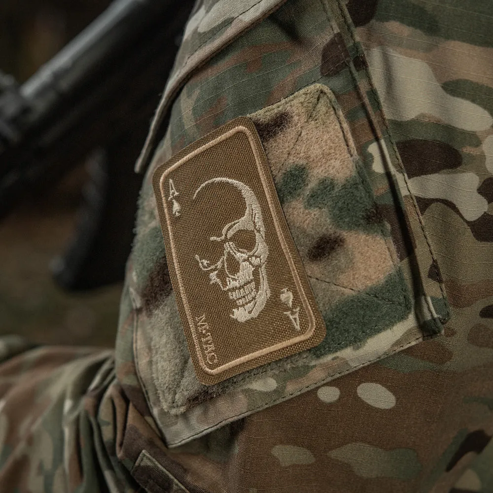 M-Tac Face of War patch moral coyote Cordura brodat