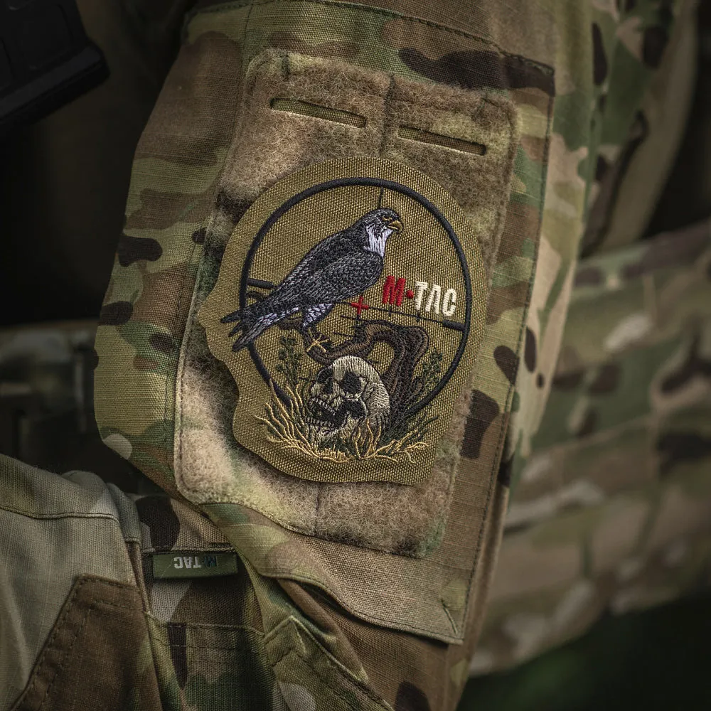M-Tac Sniper patch brodat Coyote 9.5x8.5 cm