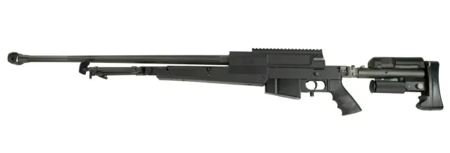 S&T PGM Mini-Hecate .338 replica sniper gaz negru + husa