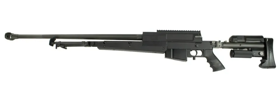 S&T PGM Mini-Hecate .338 replica sniper gaz negru + husa