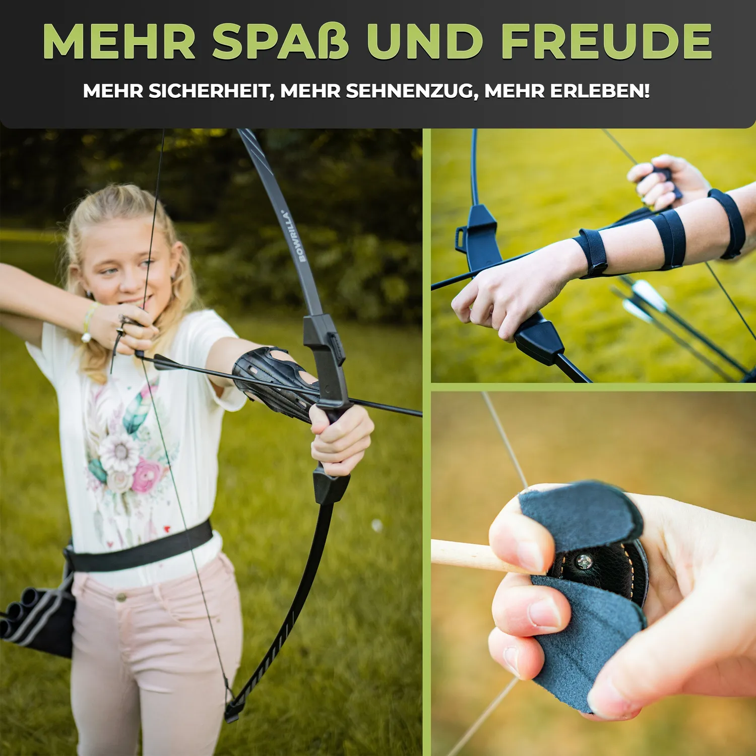 Bear Paw Bowrilla set protectie copii piele 6-15 ani