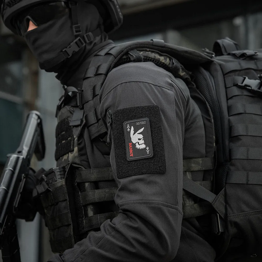 M-Tac Bad Boy patch as de pica negru Cordura