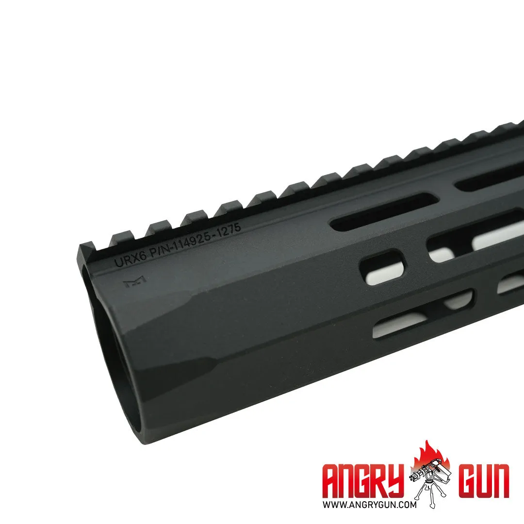 Angry Gun URX6 12.75 handguard M-LOK negru aluminiu